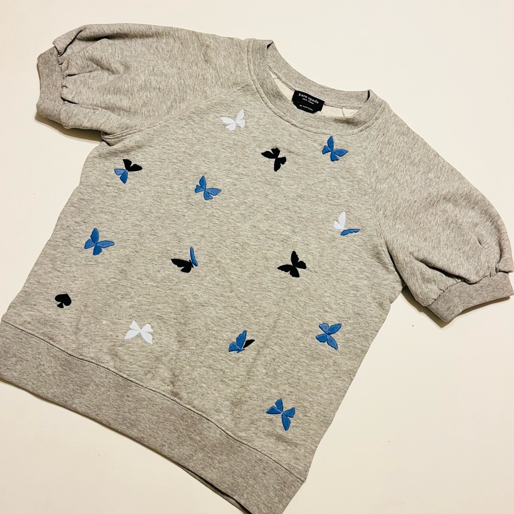 Kate Spade puff sleeves sweatshirt